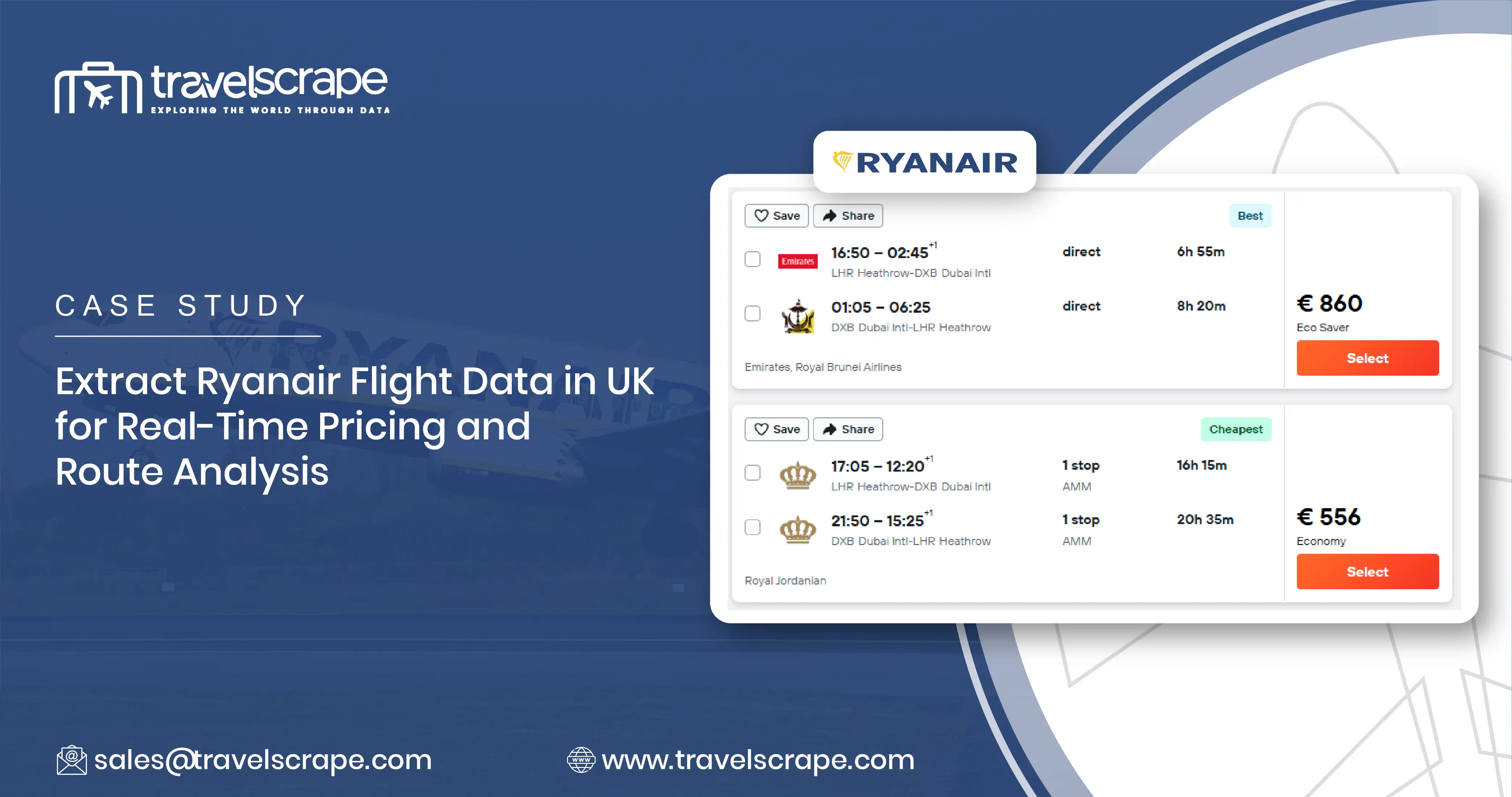 Extract Ryanair Flight Data in UK for Real-Time Pricing and Route Analysis